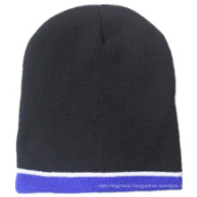 Promotional Custom Logo Embroidered Printed Long Slouchy Daily Snow Black Sports Beanie